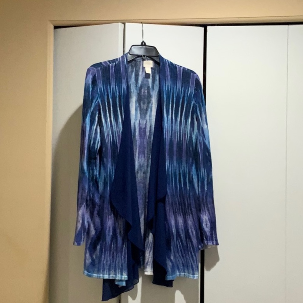 Chicos Linen Cardigan size 3 (L/XL)